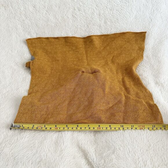 Smallstuff Knit Lion Lovey Brown Yellow Baby Soother 14” Plush Security Blanket - Picture 6 of 6